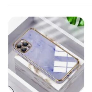 Iphone 11 pro light purple rubber phone case